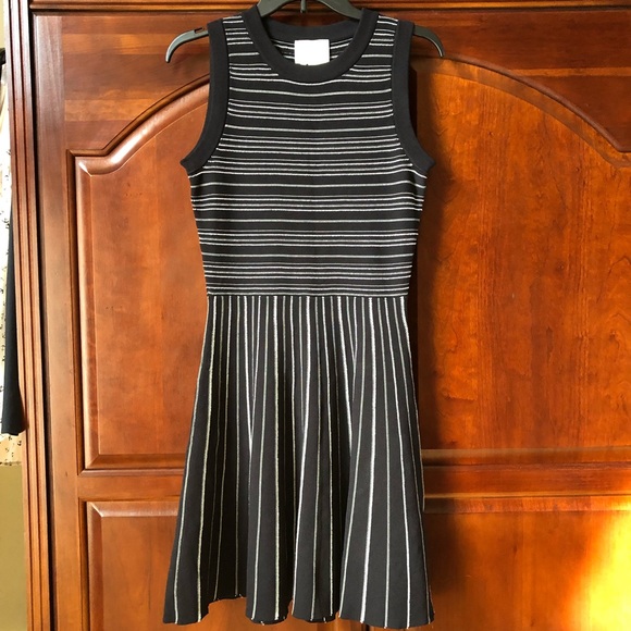 Kate Spade Black & White Knit Dress. Size XS. - Picture 2 of 8